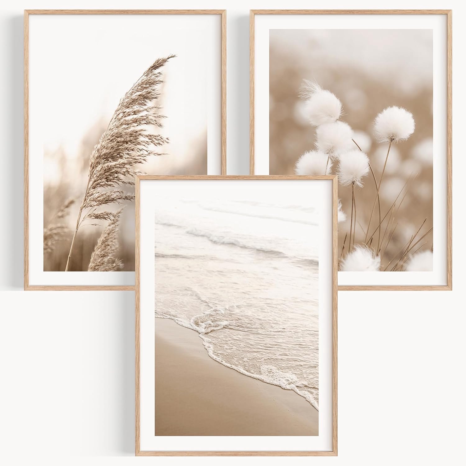 Decoratieve kunstprints set van 3 - 30 x 40 cm - abstracte wandkunst - moderne woonkamerdecoratie - Homevero