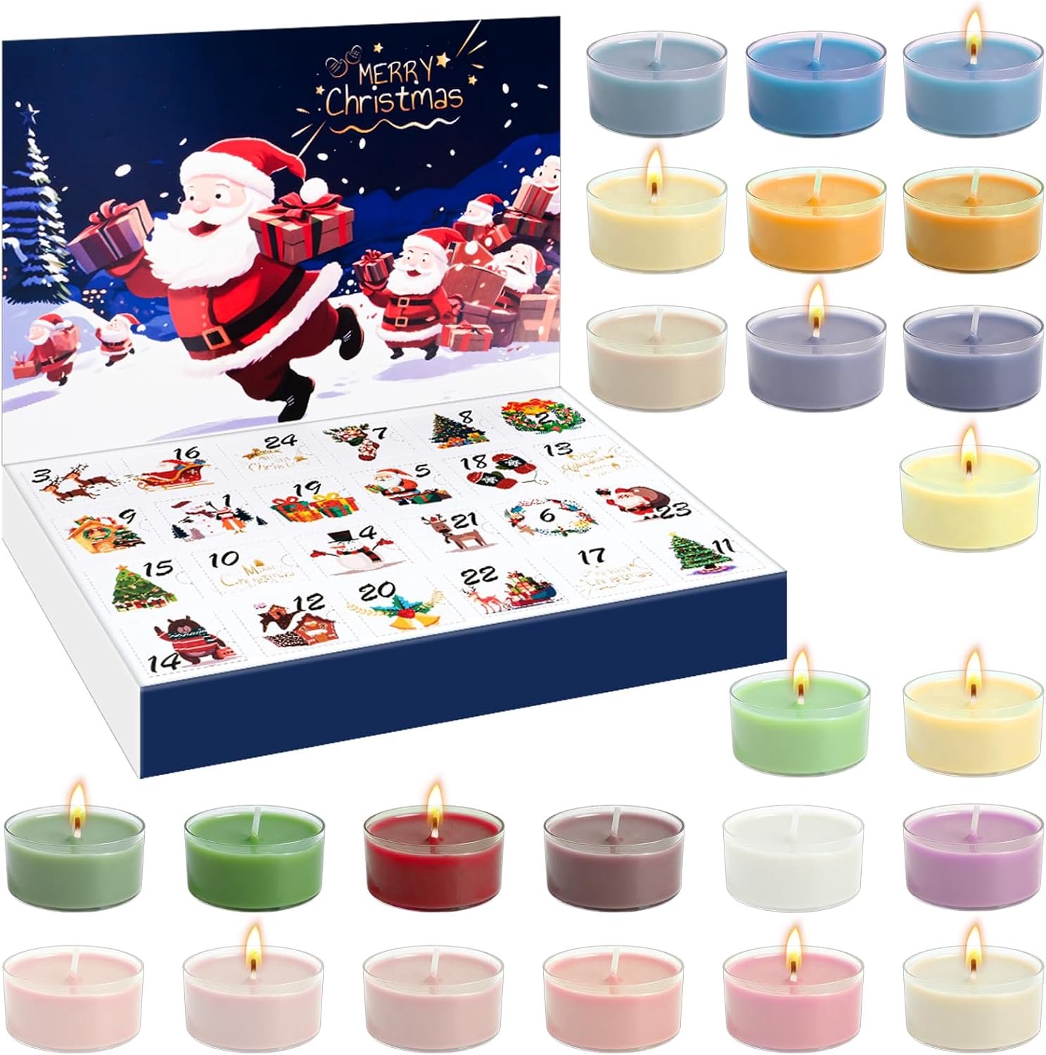 2026 Adventskalender kaarsen vrouwen adventskalender geurkaarsen dames