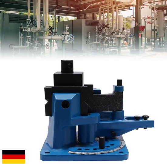 Handmatige universele buigmachine, 120 graden, metalen buigmachine, handmatige hoek en buisbuigmachine tot 15,8 mm materiaaldikte voor vlak, rond en bandstaal — afbeelding 5