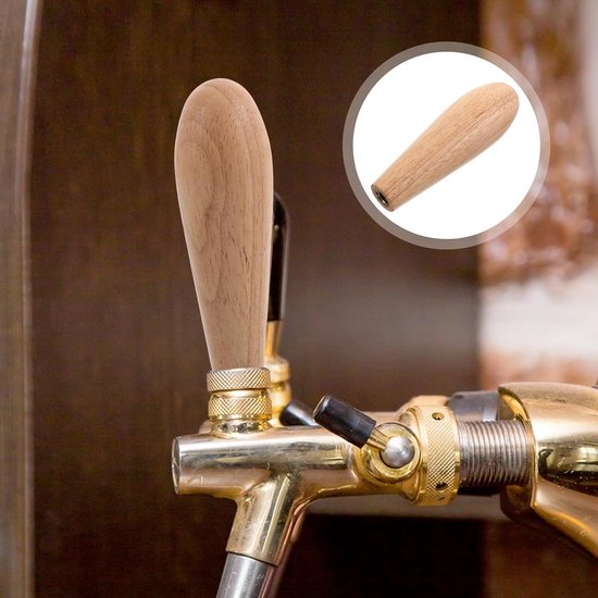 2 Stuks Biervat Kraanhendel Bierhendel Tapknop Hendel Vervanging Voor Kraan Biertap Accessoires Kegerator Taphendel Vervangende Taphendel Fusthendel Kaki — afbeelding 3