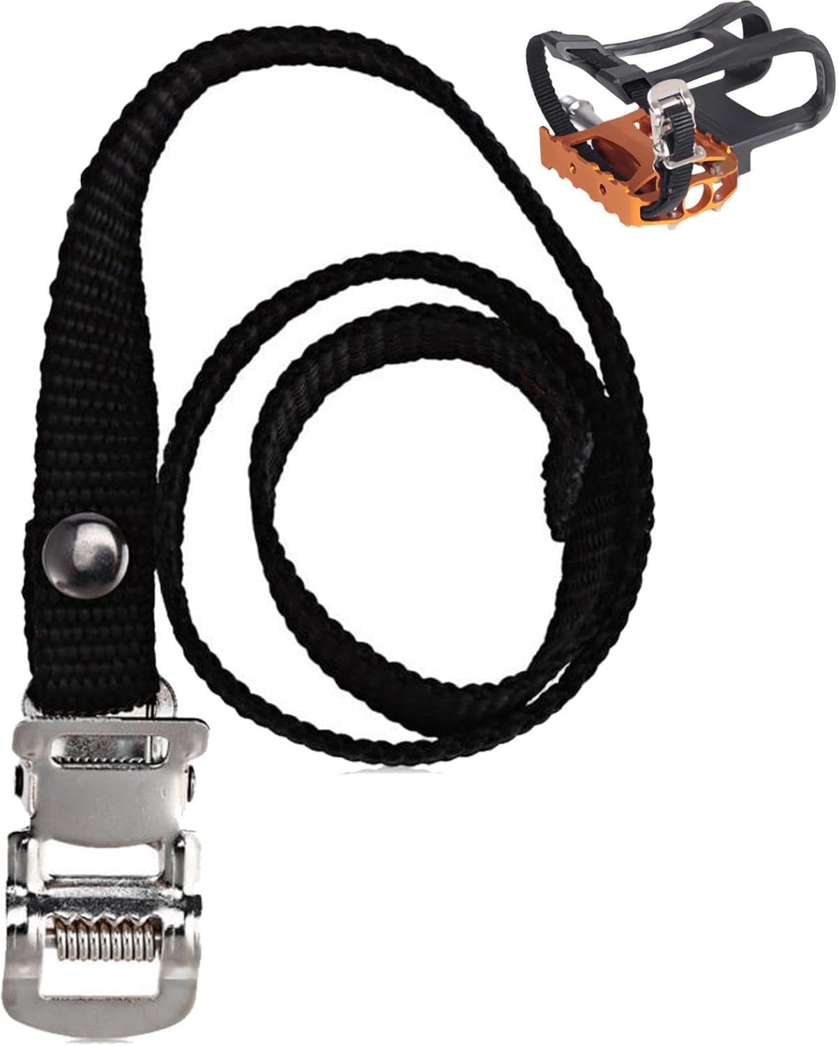 Pedaalriem voor fiets, pedaalriem voor fiets, nylon pedaalriem voor met klemsluiting, stabilisator voor fietsbanden voor racefiets, fiets