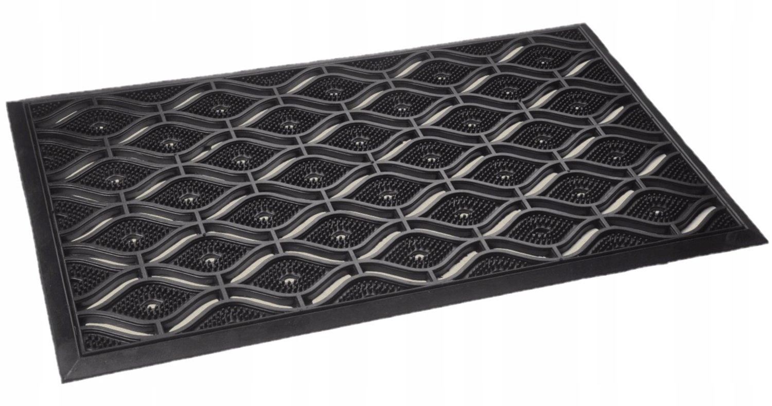 Merkloze Rubberen Instapmat Ażurowy 55x90 cm - Antislip