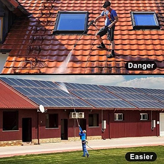 7 stuks verlengingen voor reiniger, 10 reservepoten, gebogen staaf, 30 of 120 graden, 6 stuks spuitmondstukken — afbeelding 3