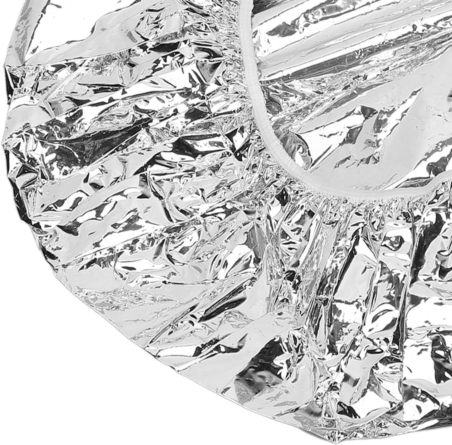 Haarstylingstoomdop, 10 STKS Herbruikbare Verdikte Aluminiumfolie-warmtekap Constante Temperatuur Diepe Conditionering-warmtekap, Aluminiumfolie- met Superieur Warmtebehoud voor Haar