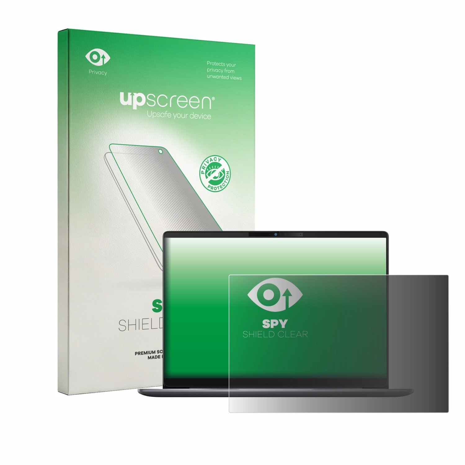 upscreen - privacy screenprotector voor ASUS ExpertBook P5 Gen1 - Folie Beschermfolie Blauwlichtfilter