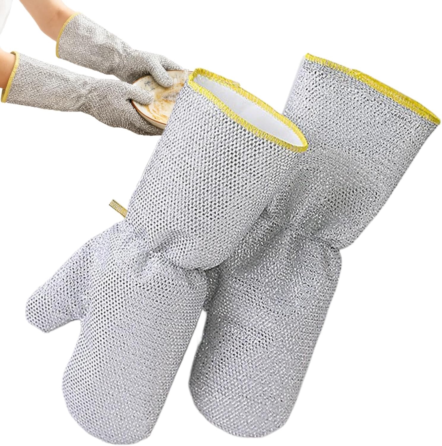 Wire Vaatwassen Handschoenen 1 Paar Hittebestendig