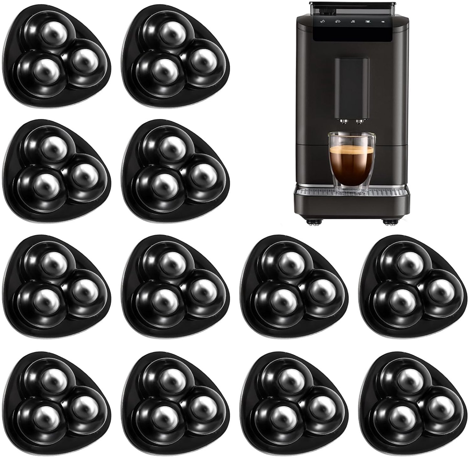 Wielen voor keukenapparaten, 12 stuks, kogelwielen, zware belasting