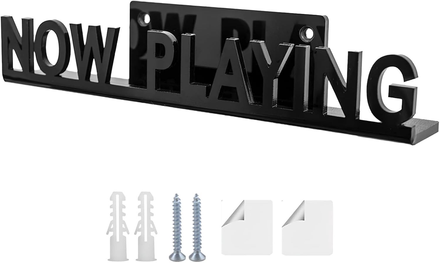 Vinyl Platenhouder voor Wandmontage, Houten Platenstandaard en Acryl Display voor Collectie en Decoratie van Platen