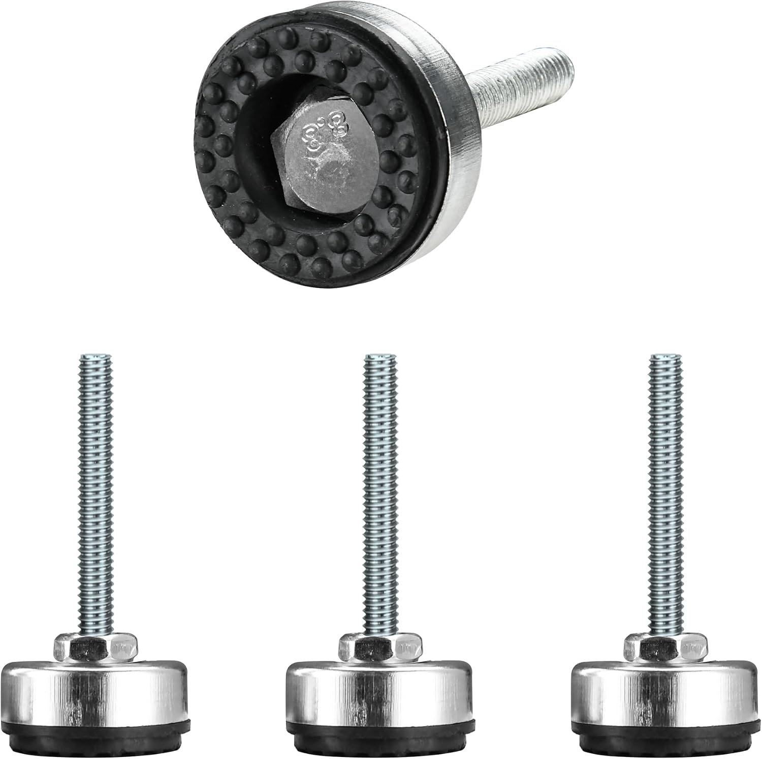 4Pcs Adjustable Legs, M8×60mm×Ø35mm Heavy Duty Machine Foot Furniture Leveling Feet Adjustable Leveling Feet for - ShopVlot