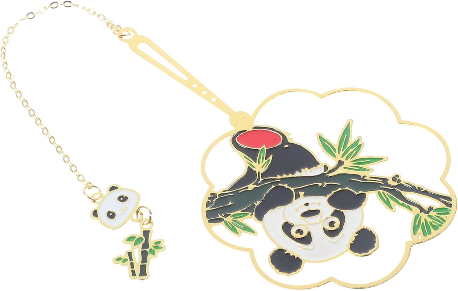 Geschilderde Metalen Bladwijzer Decoratief Bookmark Van De Student Panda Bladwijzer Lezen Bladzijde Decoratieve Paginamarkering Heer Voor Boekenlegger Bookmarks Vintage Metaal