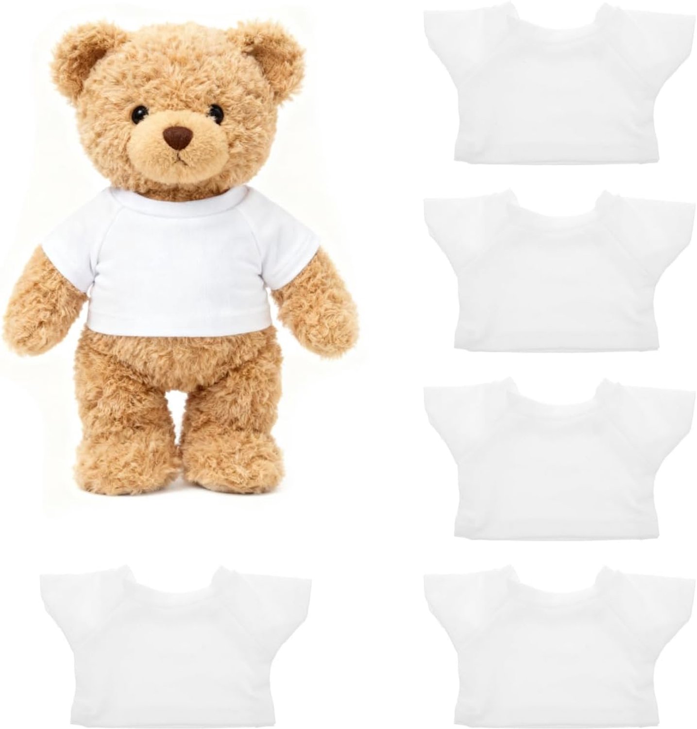 Hemobllo 5 stuks Baeren T-shirts kleding voor knuffeldieren knuffeldieren 23 cm