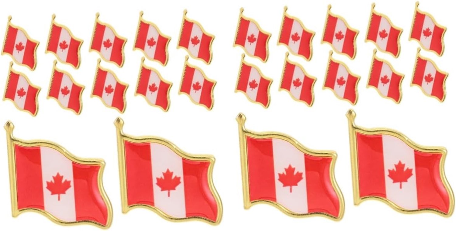 jojofuny Canada Broche Pins Metalen Canada Nationale Insigne Voor Feestdagen Verjaardagen Reis Souvenir Lichtgewicht Duurzaam Voor Vrienden Familie