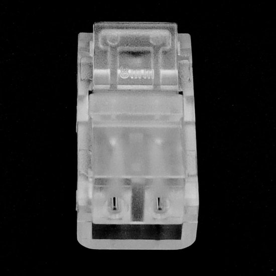 20 stuks 2-pins 8 mm COB Strip Connectors - waterdichte soldeervrije snelaansluiting, vertind koperen kern voor 5 V/12 V/24 V — afbeelding 3