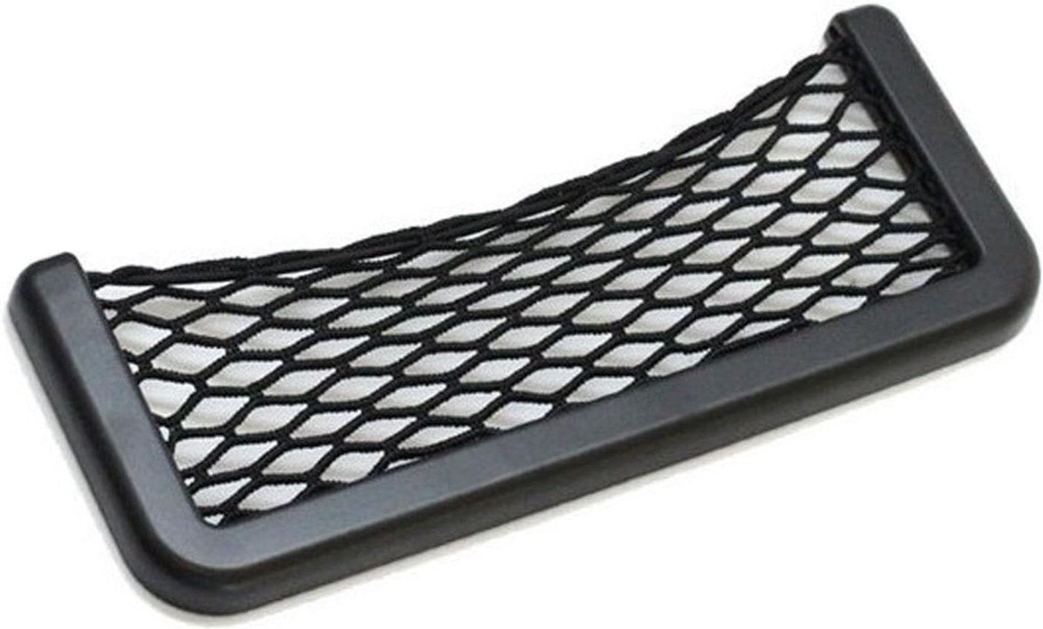 Auto-opbergnetzak Multifunctionele zelfklevende telefoonhouder Mesh voor auto-interieuraccessoires