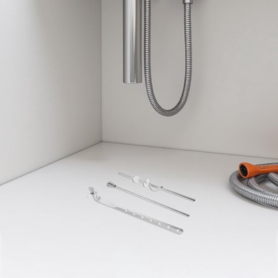 3 Stuks Badkamer Wastafel Afvoer Reparatie Staaf Afvoer Onderdelen Voor Badkamergootsteen Reparatieset Voor Trekstang Voor Gootsteenafvoer Verlengstuk Voor Gootsteenafvoer Silver — afbeelding 4