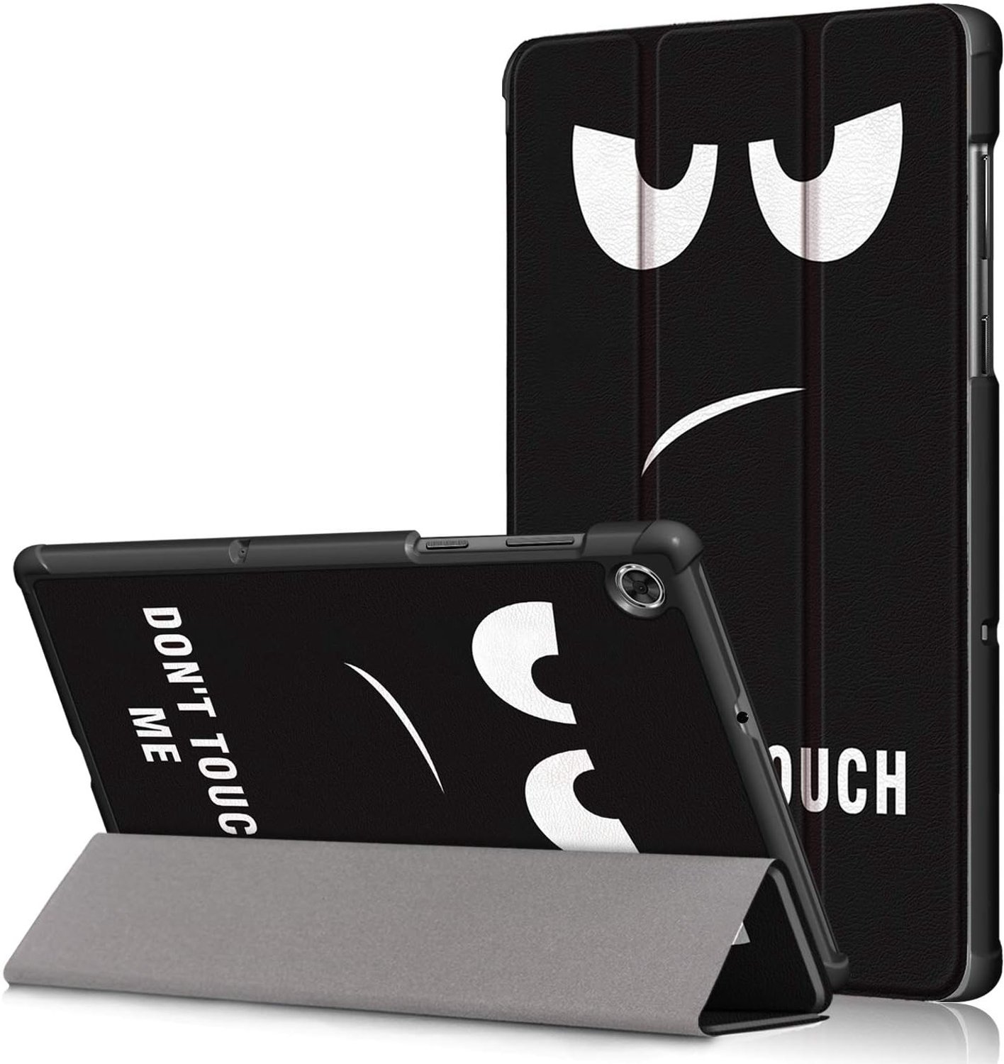 Beschermhoes voor Lenovo Tab M10 HD (2e generatie) TB-X306F/TB-X306X, PU-lederen flip cover met standfunctie hoes voor Lenovo Tab M10 HD 2nd Gen 10,1 inch model 2020 tablet, Don't Touch