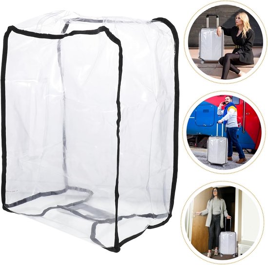 Trolley Kofferhoes Bagage Stofdichte Beschermer Koffer Stofdichte Beschermer Bagagekofferhoes Bagagehoes Kofferhoes Reisopbergtas Waterdicht — afbeelding 5