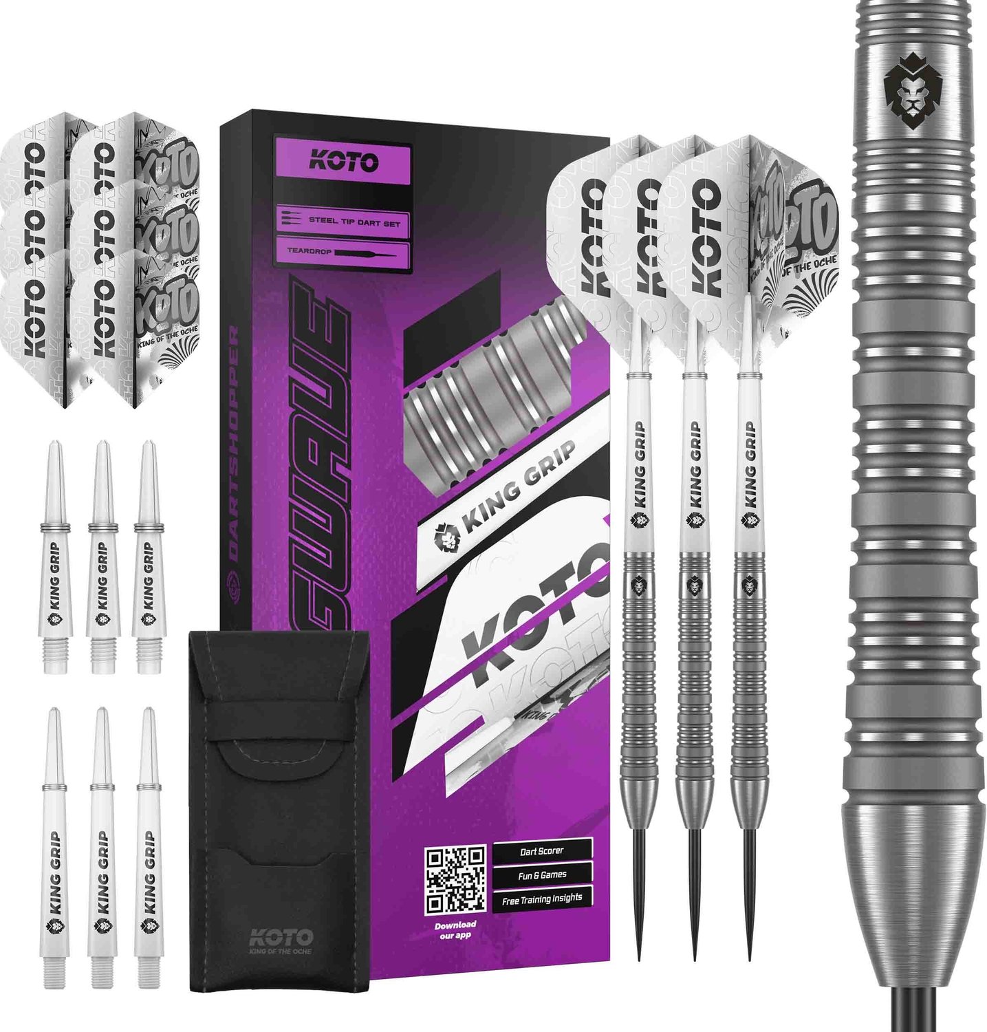 KOTO Kingwave Teardrop 90% - Dartpijlen 22 gram