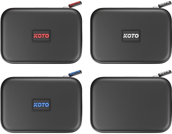 KOTO Dartwallet EVA Medium Zwart, Darttas met Ritssluiting, Dartetui met KOTO Darts-logo, Dart Hoes, dartkoffer, dartwallet van KOTO — afbeelding 4