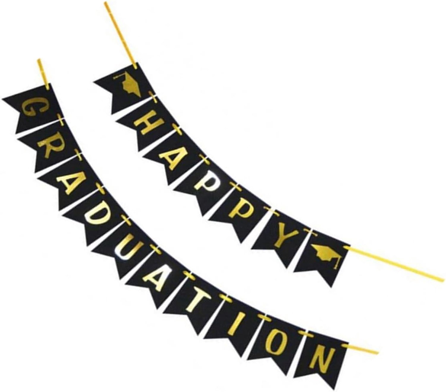 Happyyami Graduation Hanging Banner Graduation Party Decoration For Classroom And Photography Prop
