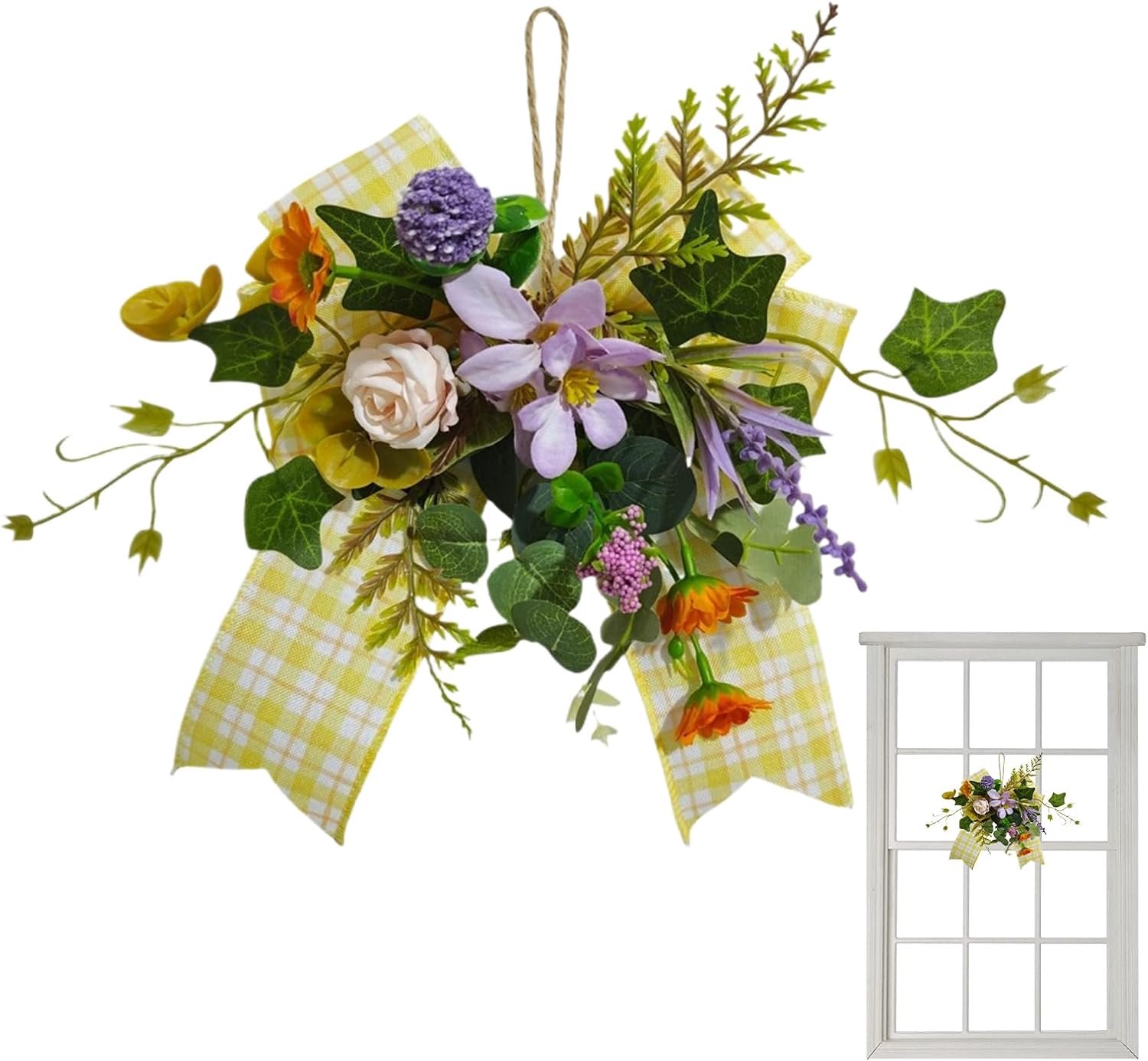 Kunst Bloemenkrans voor de Voordeur Decoratief Boerderijstijl Ornament