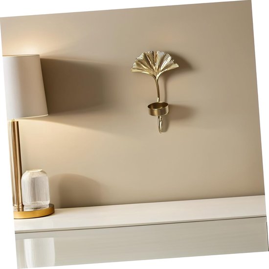 3 Stuks Delige Metalen Wandkandelaren met Vintage Bladmotief Ijzeren Eenvoudige Houder Muurbevestiging voor Slaapkamer Woonkamer Keuken Badkamerdecoratie — afbeelding 2