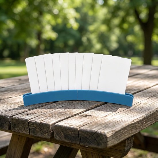 Foldbaar Pokerkaarten Houdertje Plastic Kaarten Hanger voor Bridge Poker Hulpstuk voor Senioren Volwassenen Jongeren — afbeelding 2