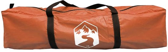 vidaXL Tipitent - 4-persoons - Waterdicht - Oranje Tent - Familietent - Tipi Tent - Campingtent - Outdoor Tent van Vidaxl — afbeelding 2