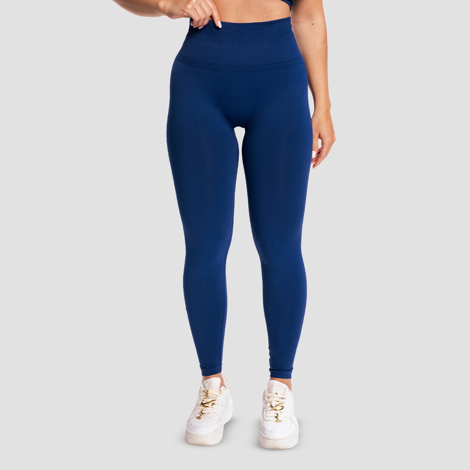 GymBeam Dames Sculpt Naadloze Legging Navy L