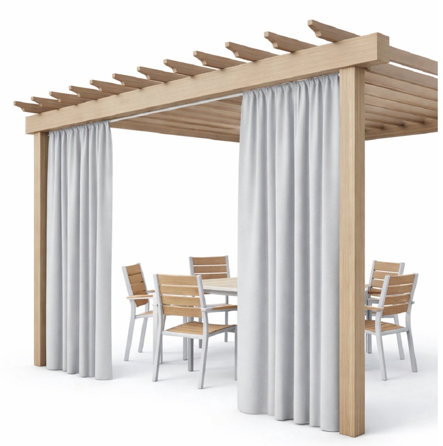Waterdichte Tuindoek Gordijn 155x240 cm voor Pergola & Loungen