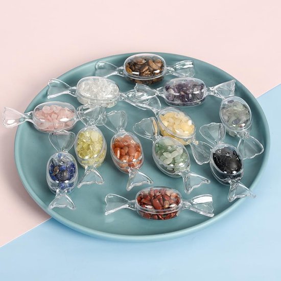 4 Stuks Natuurlijke Kristal Steen Imitatie Snoep Rode Dongling Steen Originele Steen Ornament Desktop Decoratie Diy Gift Ambachten Gift Ornamenten — afbeelding 3