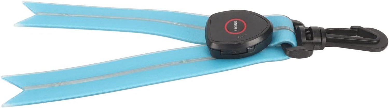 aqxreight PVC Reflecterende Sleutelhanger USB Oplaadbare LED-hanger voor Rugzak Fietsen Huisdier Nacht Hardlopen Campingmodi