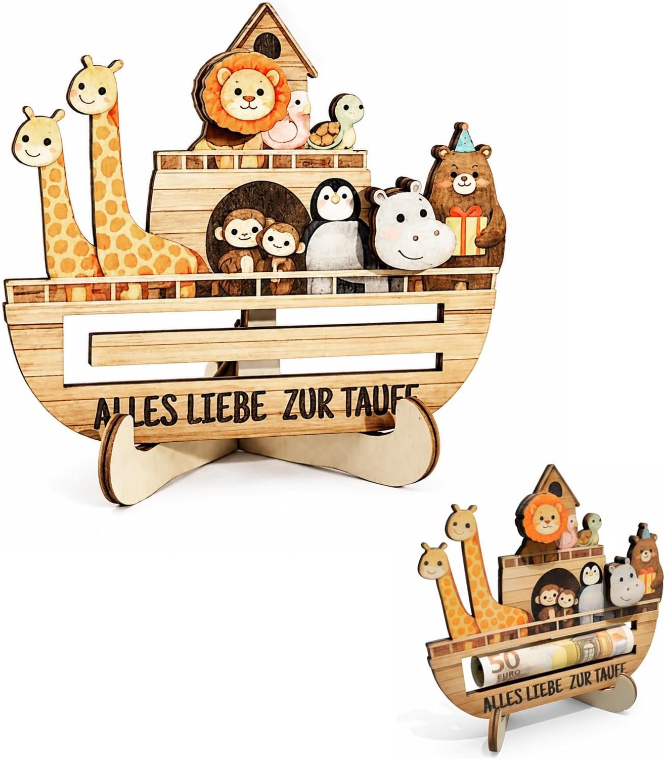 Houten doopschenk met laserprint – liefdevol, decoratief & herinneringswaardig