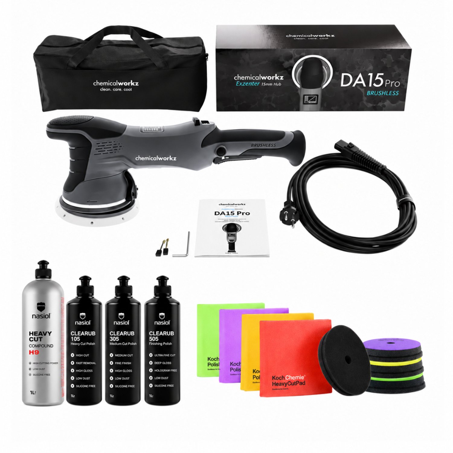 ChemicalWorkz® - DA15 Pro Brushless + Polishing Bundle - 1000ml