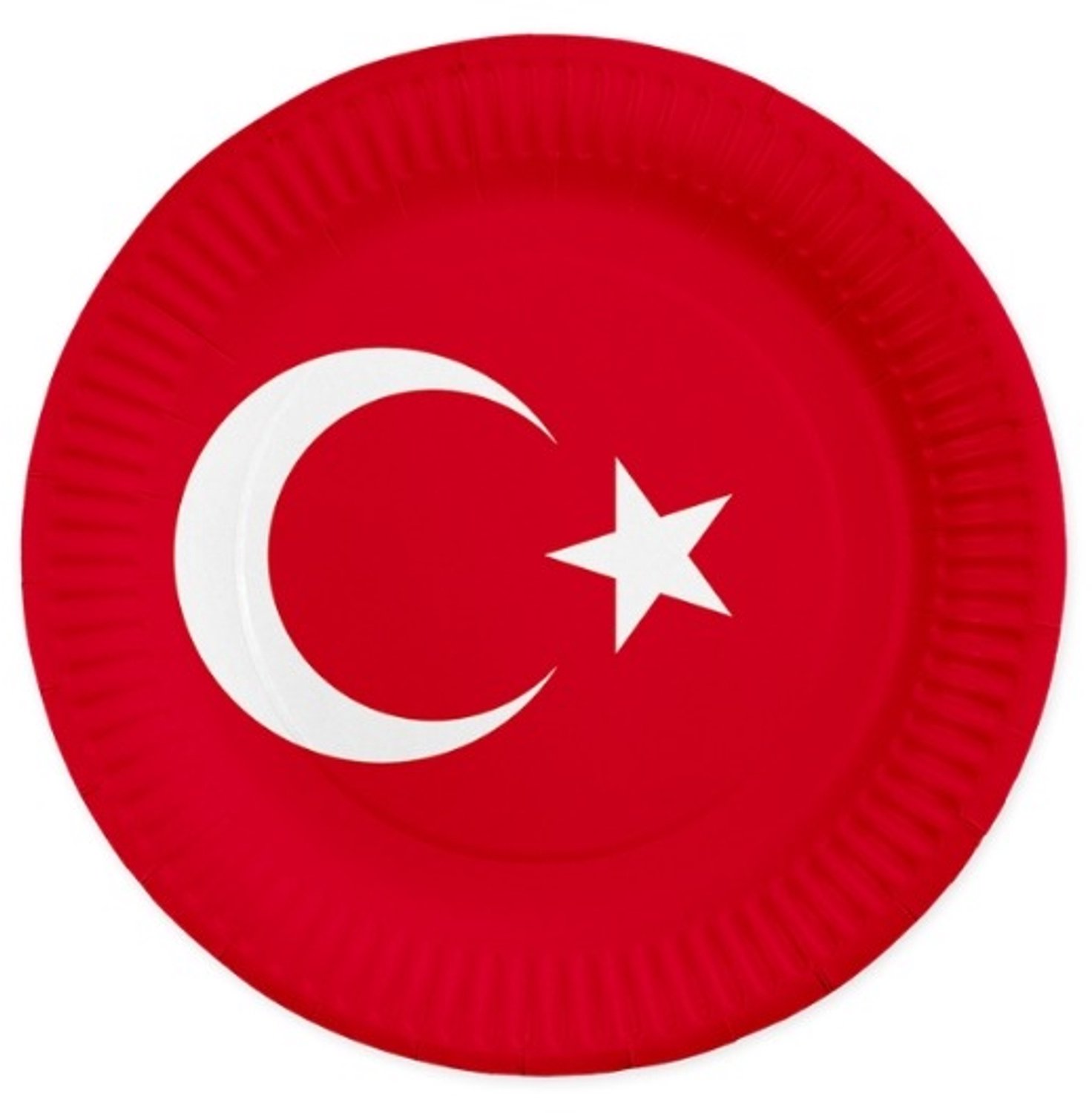 Borden Turkije - 23cm - 8 stuks