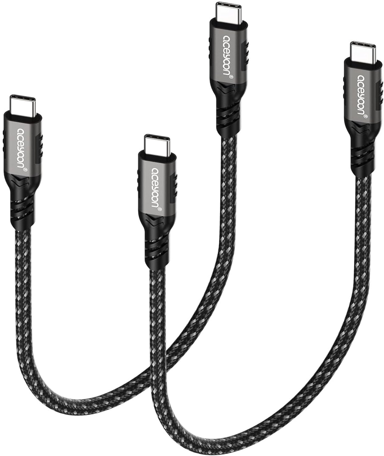 USB C naar USB C kabel 30 cm - 240 W PD snel opladen - 20 Gbps gegevensoverdracht - ideaal voor laptops en smartphones - ShopVlot