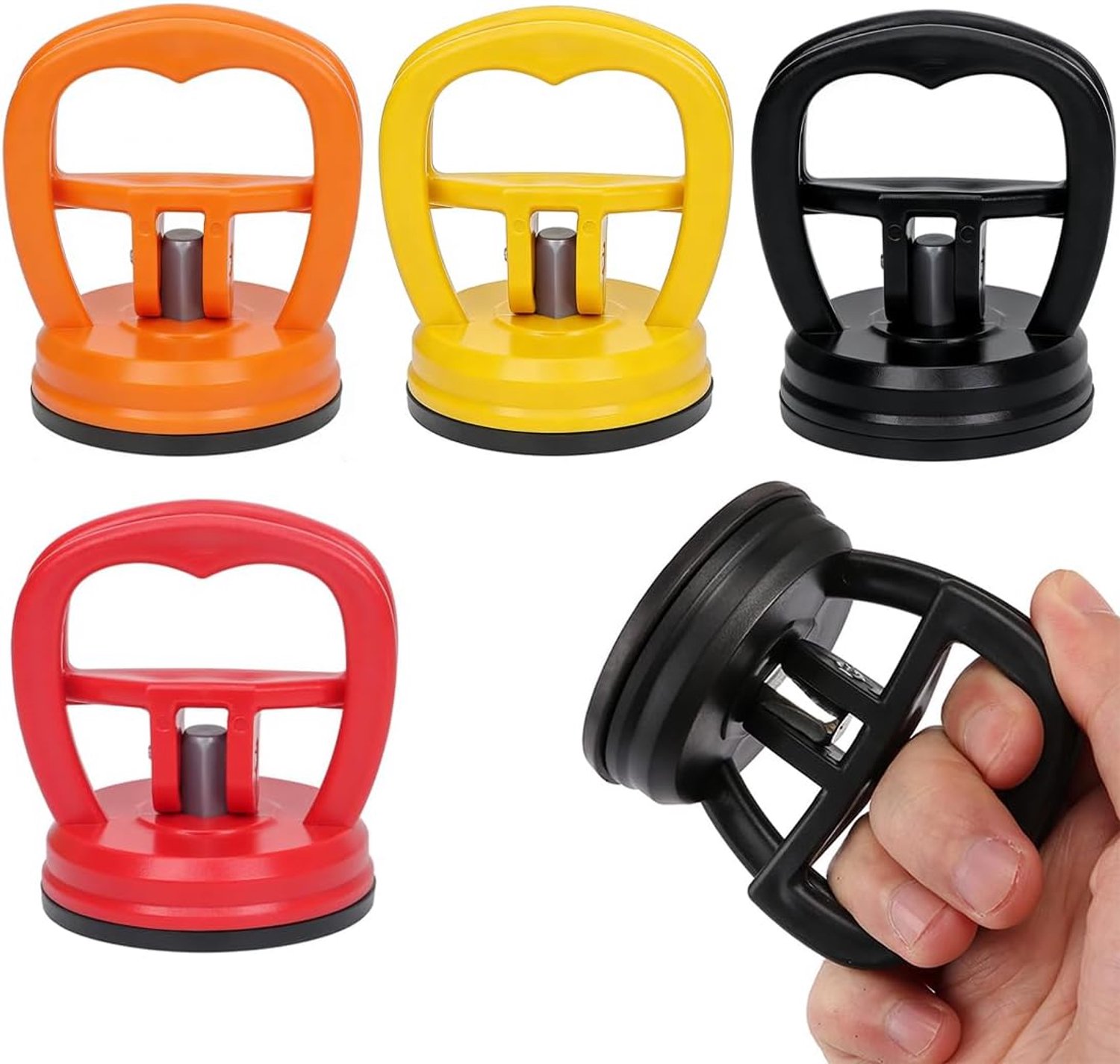 Suction cups set van 4 - Ø 58 mm - hoogwaardig rubber - ideaal voor het verwijderen van deuken - ShopVlot