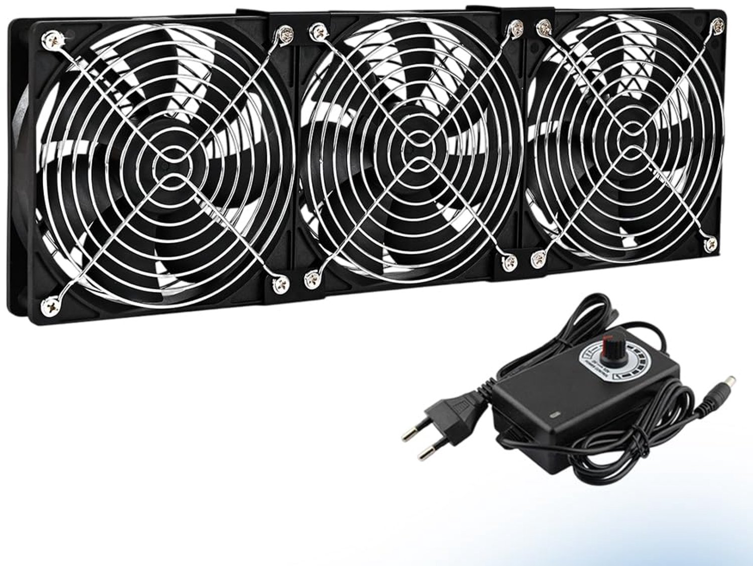 PC-ventilator 120 mm - ultrastille werking - instelbare behuizingsventilator - optimale luchtstroom - ShopVlot