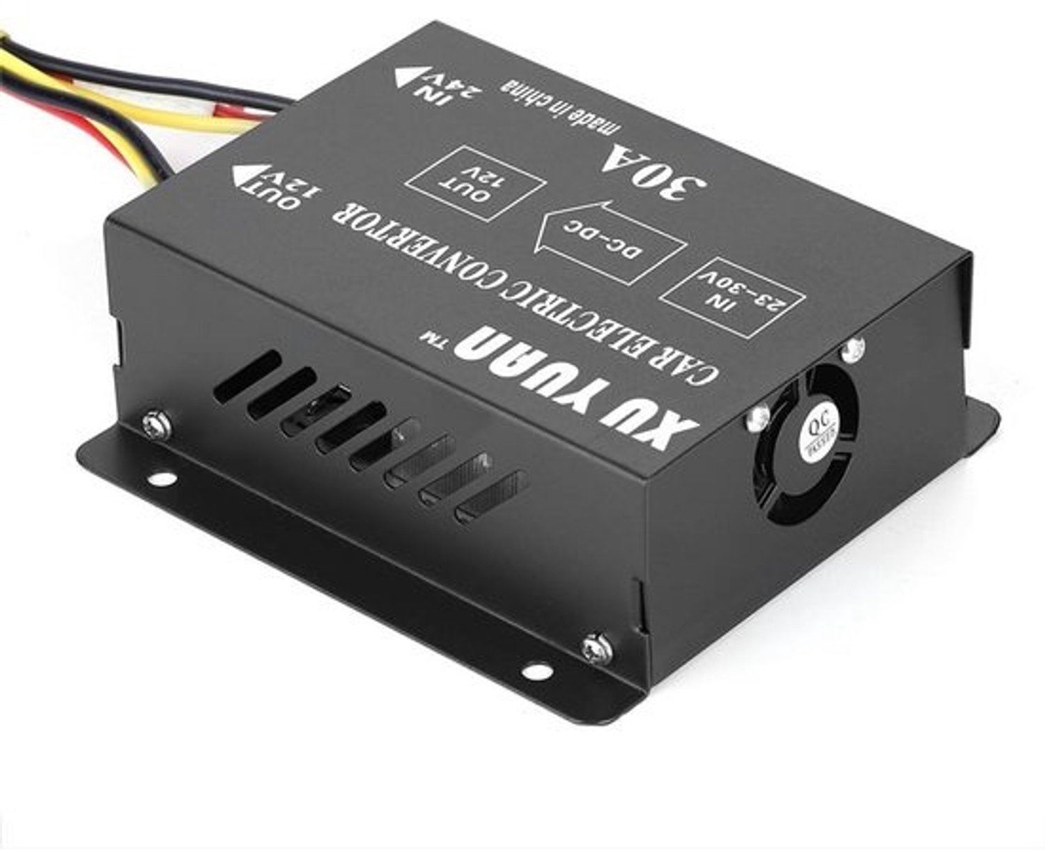 Spanningsomvormer - 24V naar 12V voor auto en vrachtwagen - DC-spanningsregelaar - 30A/360W