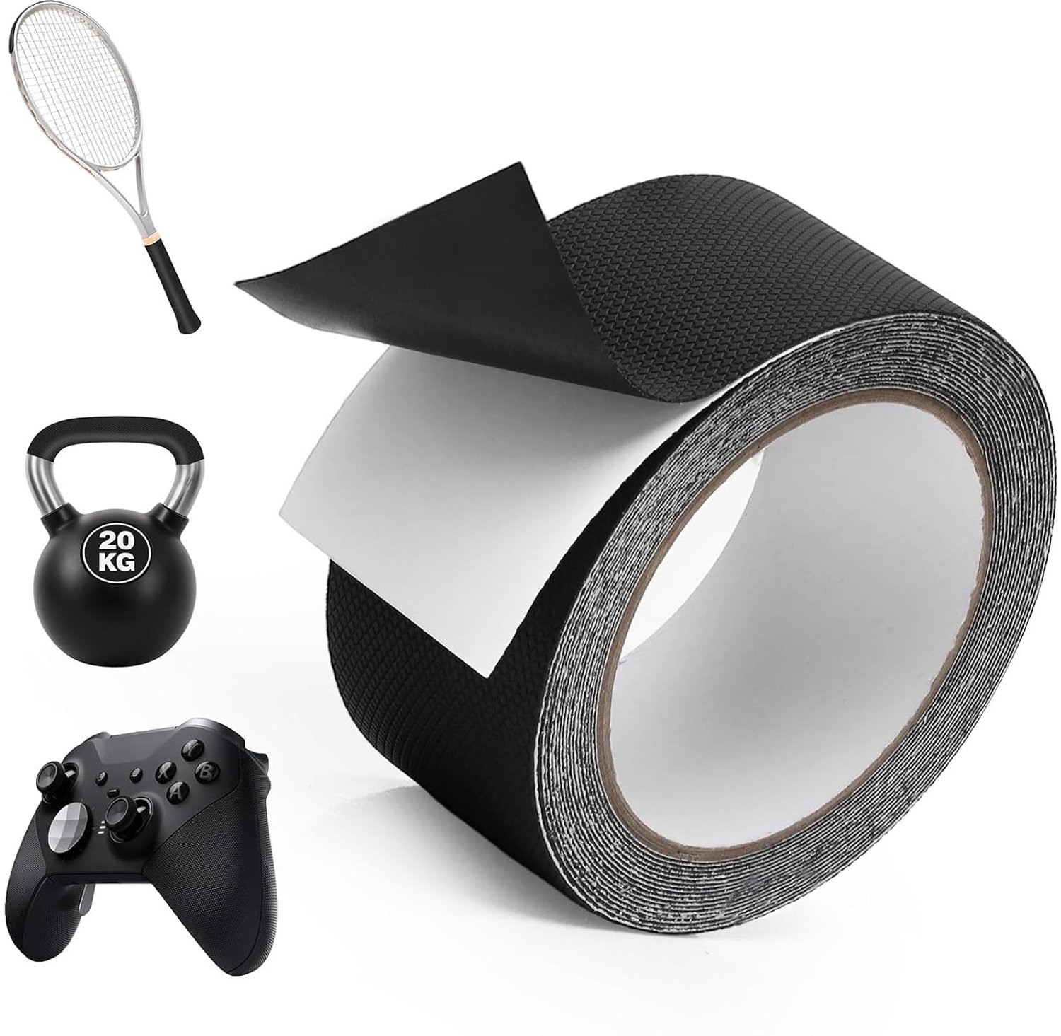 Multifunctionele 2 x 5 m Waterdichte Antislip Tape voor Trapbescherming en DIY Projecten, Zelfklevende Tape voor Binnengebruik en Meubilair