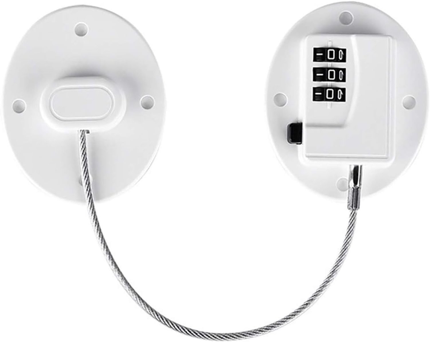 Veilige Koelkast Slot Kabel - Sterke Zelfklevende Code Lock voor Vriesdeur, Kast en Lade Beveiliging