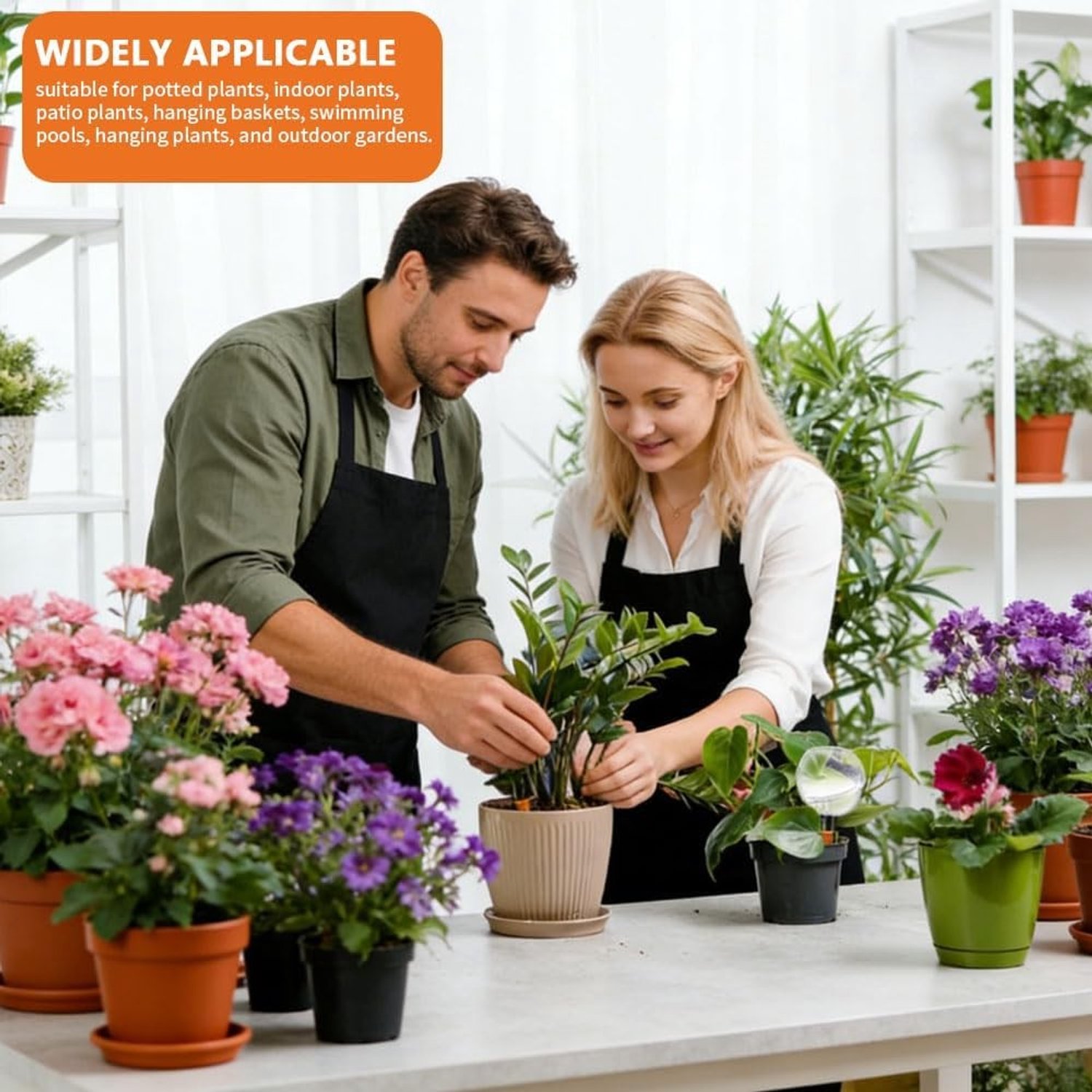 Bewaarballen voor Planten - Transparant - 17 cm - Automatische Irrigatie voor Kamerplanten en Tuin