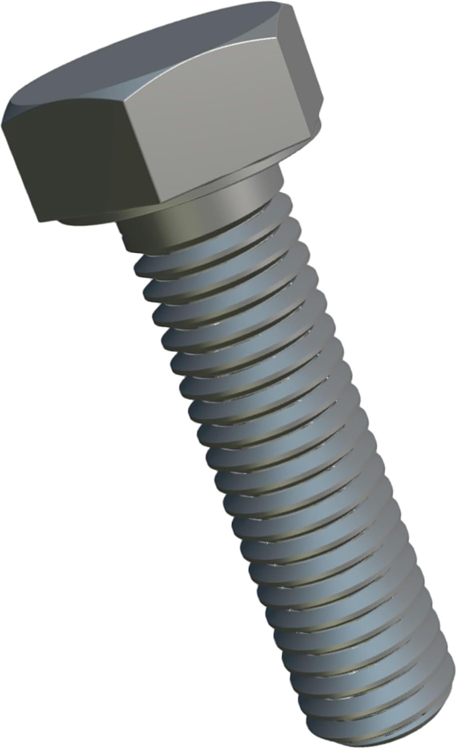 M5x25 Zeskantbouten, dopschroeven metrische Geschikt voor metalen constructiewerk, automobielmachines, doe-het-zelf verzinkt staal Class 8.8 DIN933 5mm x 25mm (Pack of 10)