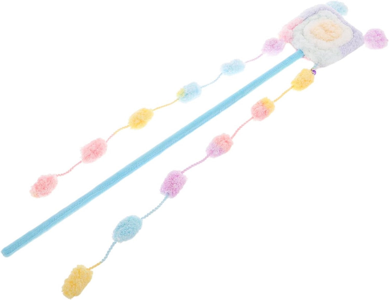 Happyyami Interactief Kat Speeltje Lange Pluche Lollipop Design Voor Binnenkatten Kittens Voor Krabben Spelen Macaron Kleur Versterkt Speelplezier