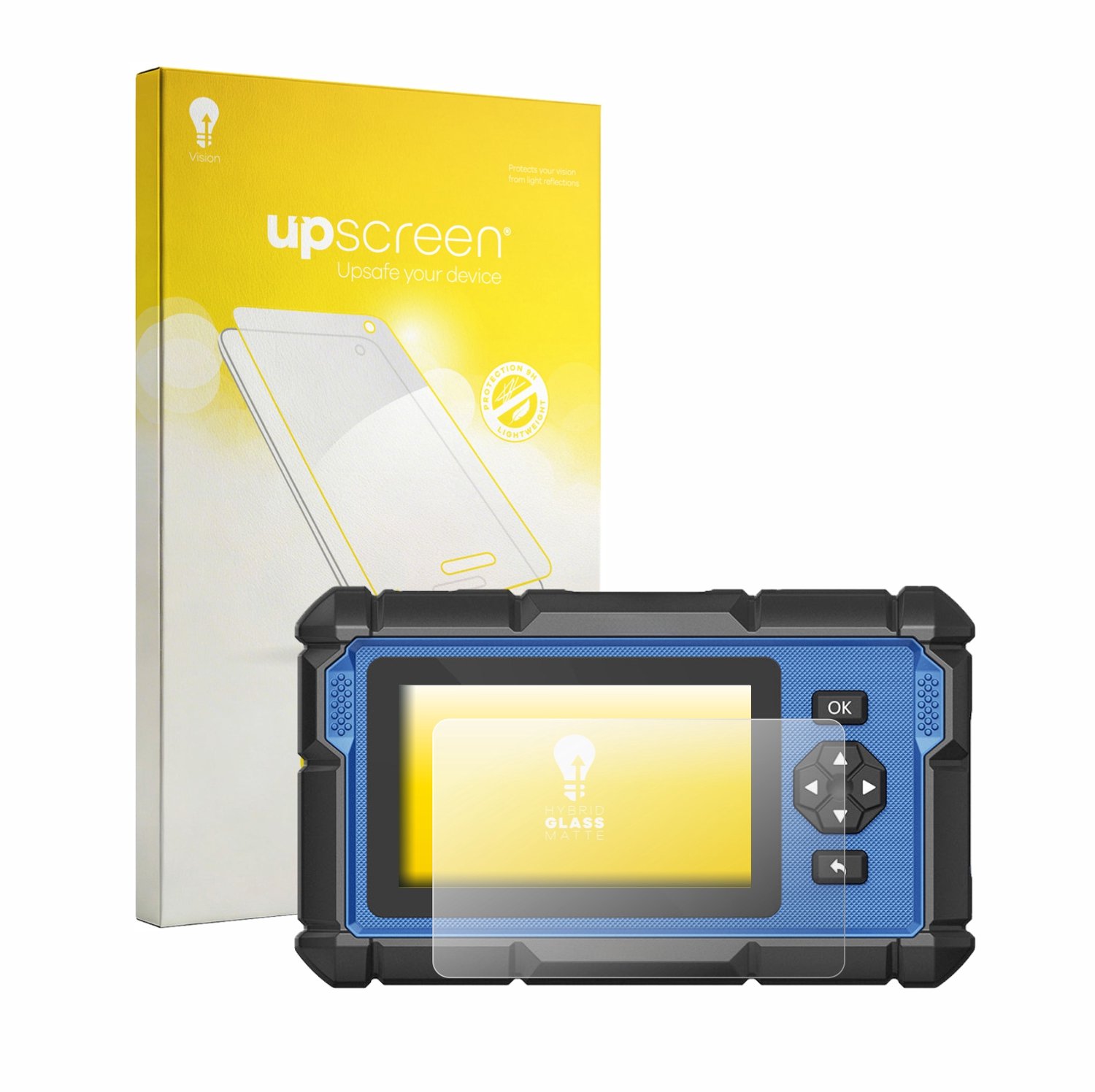 upscreen - Screenprotector voor Topdon ArtiDiag 600 Elite - Folie Beschermfolie Beschermglas matte