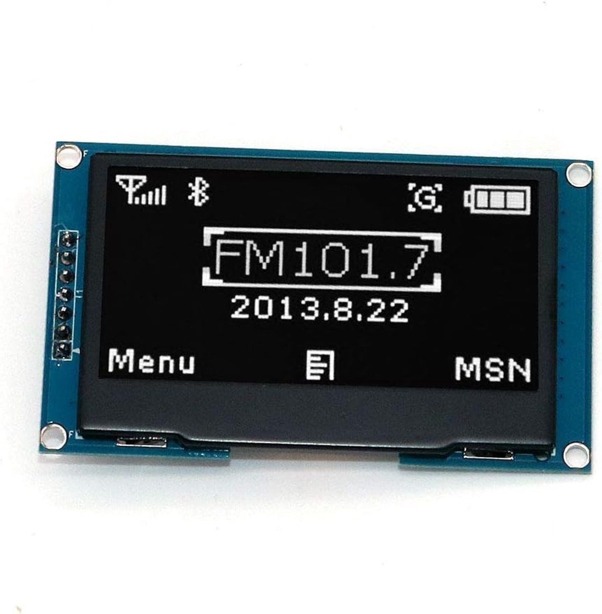 2.4 inch 128X64 OLED Display Module met IIC I2C Interface voor R3 - Wit Scherm voor Elektronica en DIY Projecten