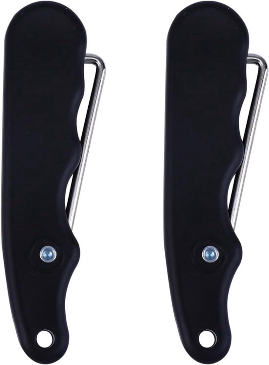 Allecto Plus - Schoenveter - Zwart - Set van 2 - Voor Boots en Skate - Verstelbare