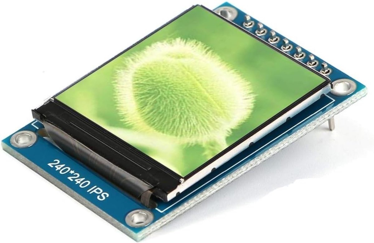 1.3 inch TFT LCD Schermmodule met 240 x 240 IPS Kleurenscherm en SPI-interface voor STM32 en microcontrollers