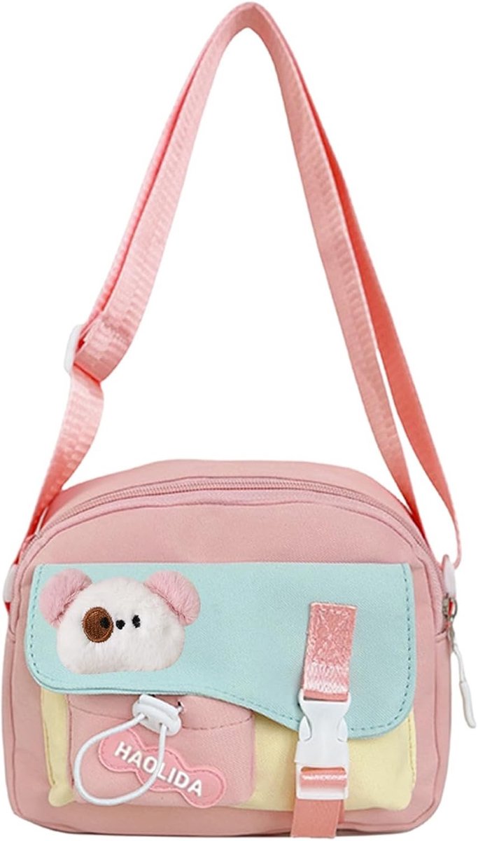 Schattige Meisjes Handtas in Meerdere Kleuren, Mini Schoudertas voor Uitstapjes, Winkelen en Feesten