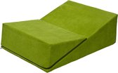 Sex sofa, Sex meubel, liefde, poef, opvouwbaar, driehoek vorm - Groene